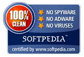 Edi-Texteditor is certified by softpedia, it contains no spyware, no adware, no viruses and it is 100% clean